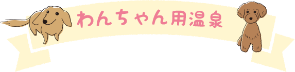 わんちゃん用温泉